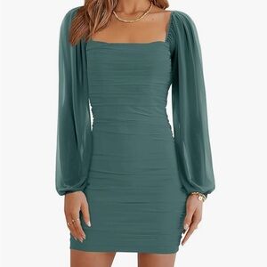Bodycon long sleeve cocktail dress